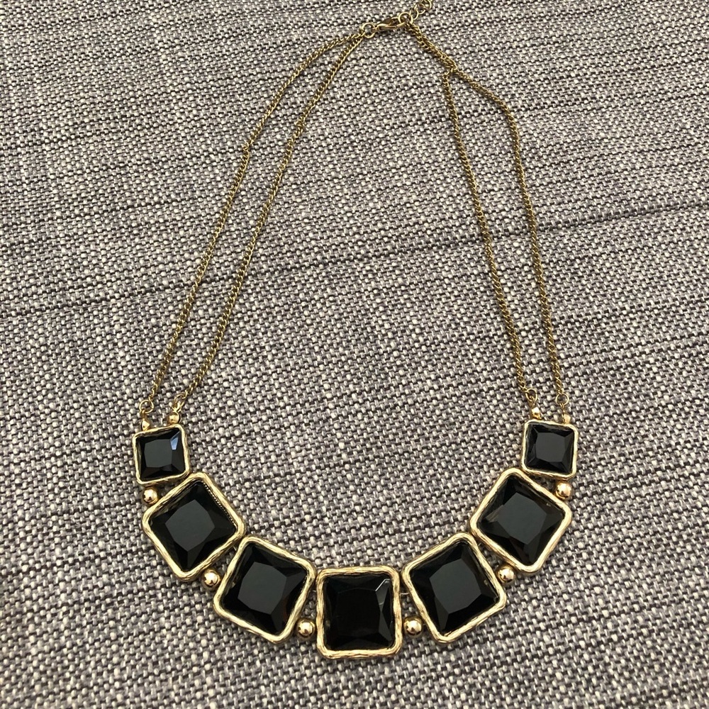 Statement Necklace simple squares